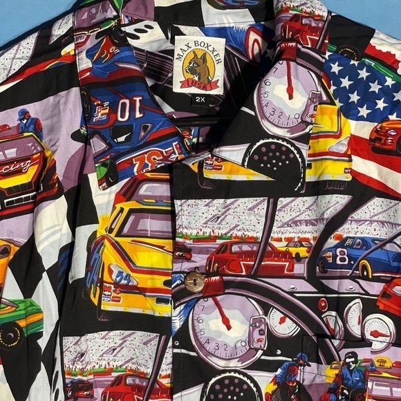 Mens max boxxer button up shirt. 2XL - Picture 3 of 5